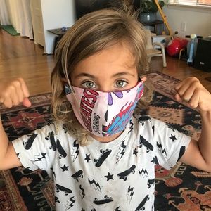 Kids Superhero Face Mask